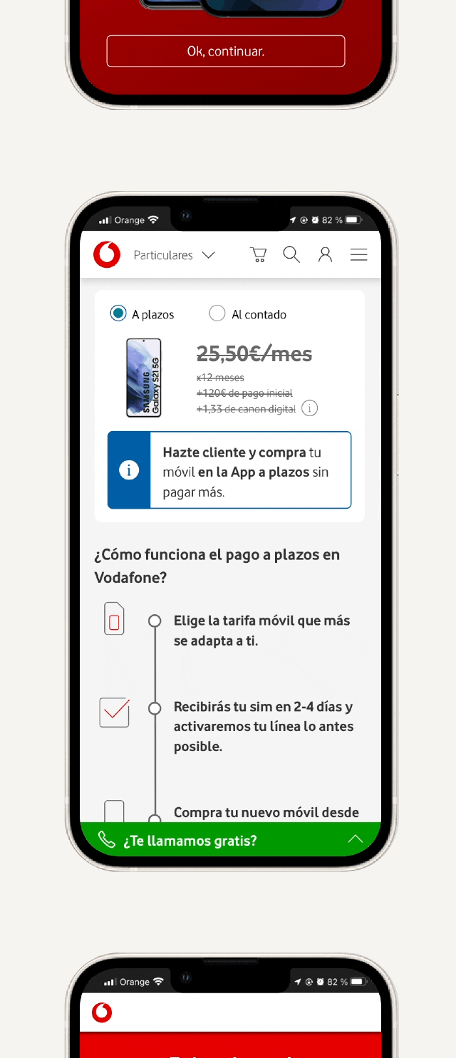 Flujo Vodafone